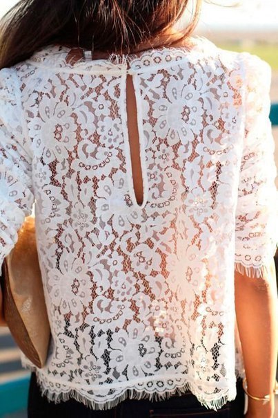 Прекрасные кружевные блузы!