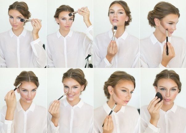 КАК ПРАВИЛЬНО КОНТУРИТЬ ЛИЦО.