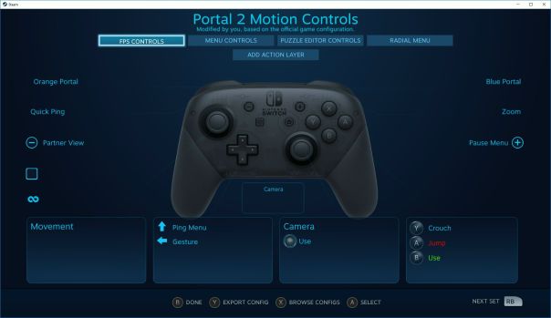 В новом бета-клиенте Steam появилась поддержка Pro-контроллера Nintendo Switch.