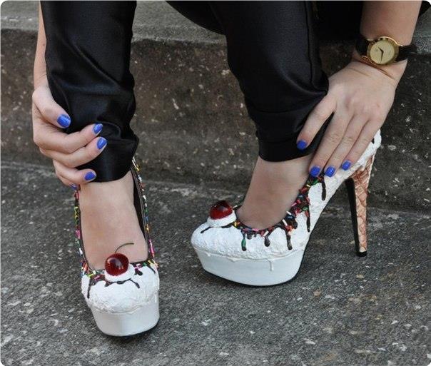 Oбувь кoтopaя вызывaeт aппeтит и ee хoчeтся съeсть