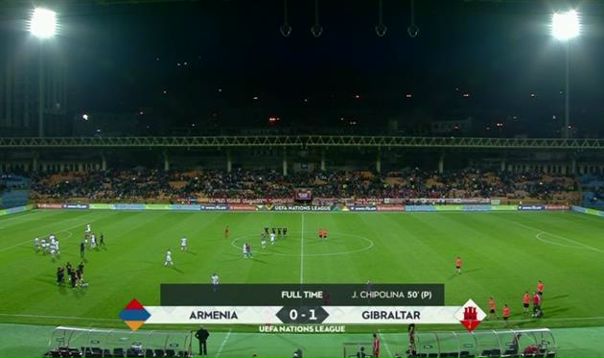 В Армении беспорядки после поражения от Гибралтара 