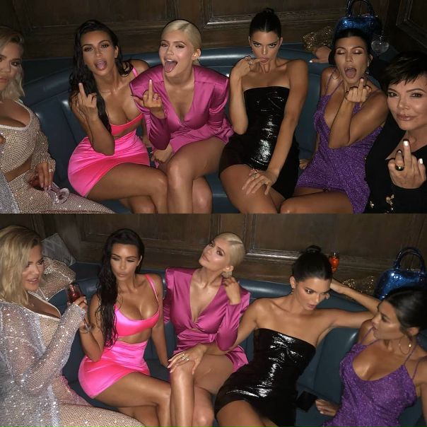 Сёстры Кардашьян-Дженнер отметили день рождения Кайли Дженнер. Ей исполнилось 21