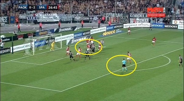 #ПАОКСпартак За что назначен пенальти в ворота красно-белых