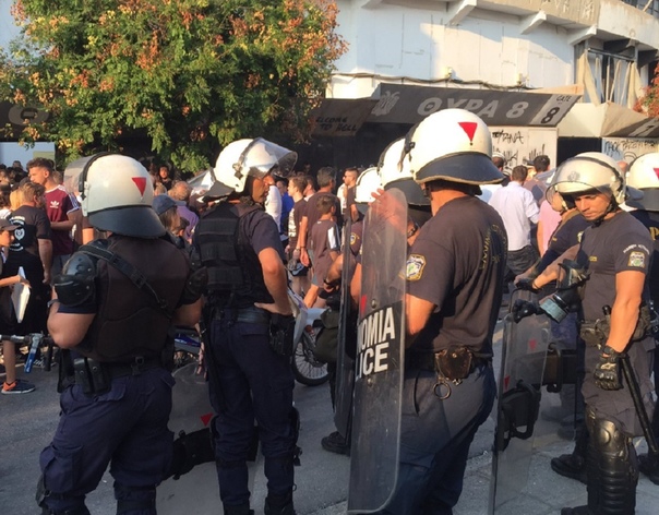 #ПАОКСпартак Матч - огонь, и перед игрой была жесть!