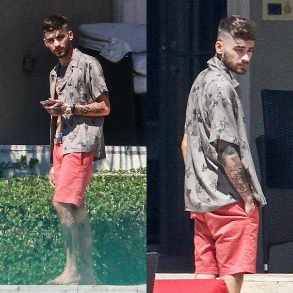 Зейн Малик на отдыхе. 