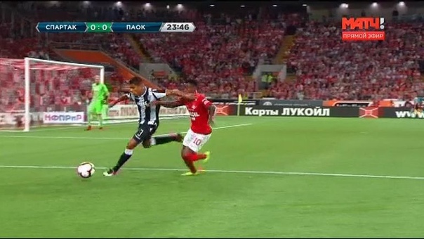 #СпартакПАОК Судья правильно не удалил игрока гостей