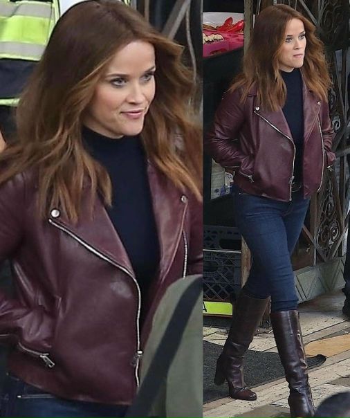 Риз Уизерспун с новым цветом волос.