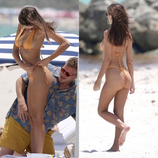 Папарацци сфоткали Эмили Ратаковски на пляже в Майами!