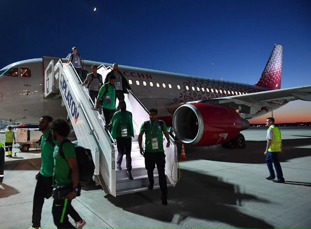 Самолет Саудовской Аравии благополучно приземлился