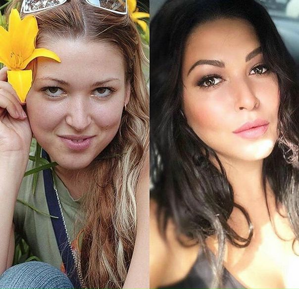 Ирина Дубцова раньше и сейчас.