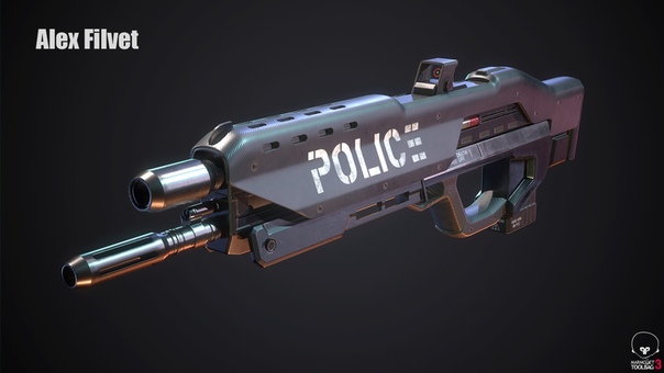 Наш  создаёт 3D-модели оружия из игр, и на этот раз попросил поделиться с вами винтовкой из Cyberpunk 2077, AR 46 из Wolfenstein и ракетницей из Quake Champions.