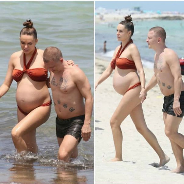 Ханна с мужем в Майами