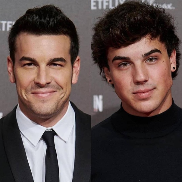 Марио Касас и его брат.