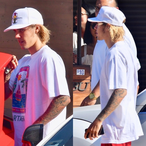 Папарацци сфотографировали Джастина Бибера на отдыхе!