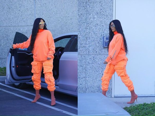 Новый выход в свет Ким Кардашьян!