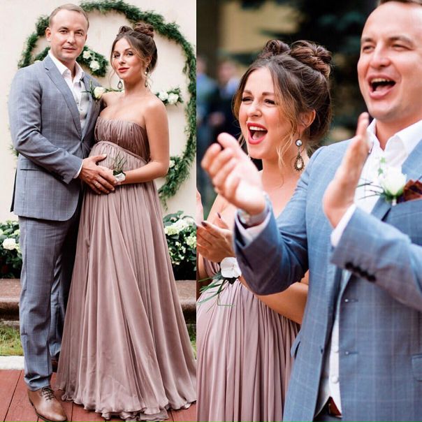 Прекрасная пара: Певица Нюша со своим мужем Игорем Сивовым на свадьбе у друзей