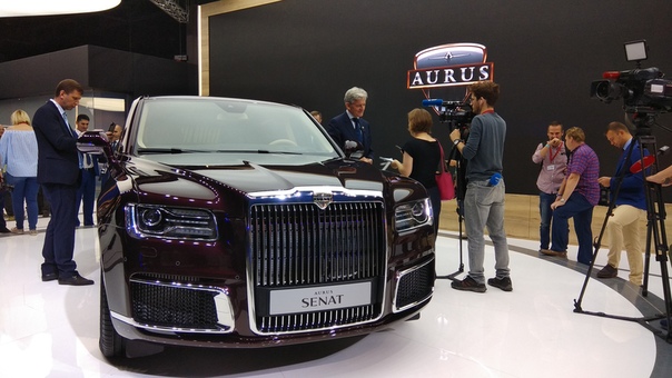 Пресс-конференция AURUS. Представлена основная модель семейства — представительский седан Senat #autogoda #автогода #ММАС #aurus