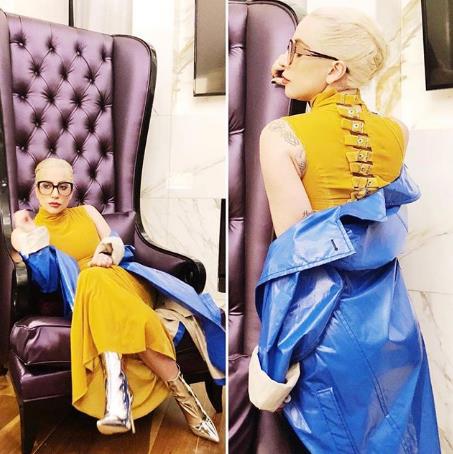 А как вам такой look Леди Гаги