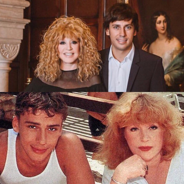 Алла Пугачева и Максим Галкин раньше и сейчас.