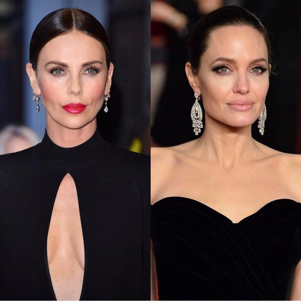 Шарлиз Терон и Анджелина Джоли.