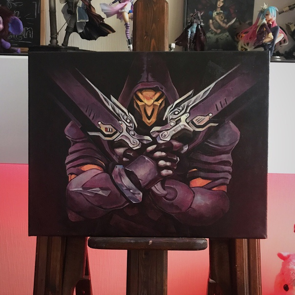 Рисунок Жнеца из Overwatch от  Green.