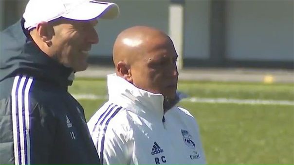 Роберто Карлос посетил тренировку 