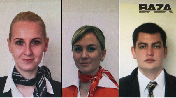 А это бортпроводники спасшие людей.