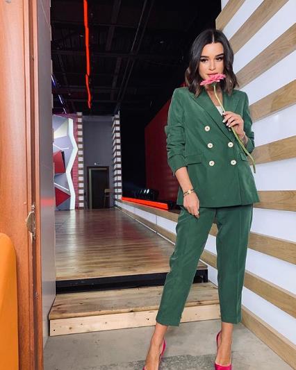 Новый look Ксении Бородиной для съемок 