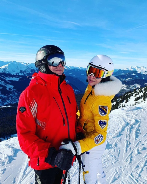 Наталья Подольская покоряет с мужем склоны! 