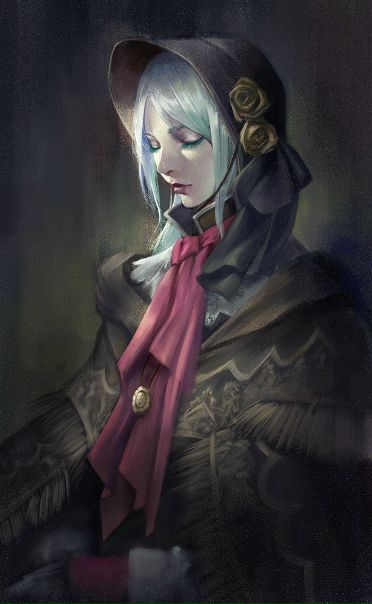 Кукла из Bloodborne и Эмма из Sekiro от художника с ником Phamoz.