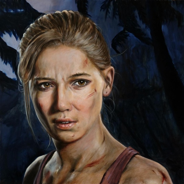 Елена Фишер из Uncharted 4 от художника Hagen Vogel.