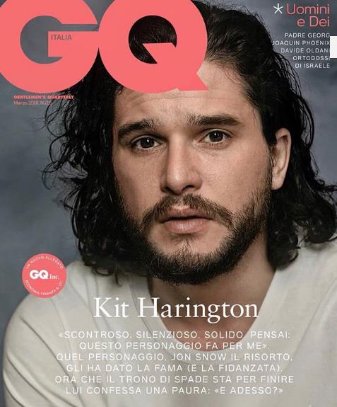 Красавчик Кит Харингтон в фотосессии мартовского номера итальянского журнала GQ 