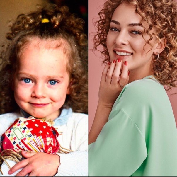 Актриса Аглая Тарасова в детстве и сейчас
