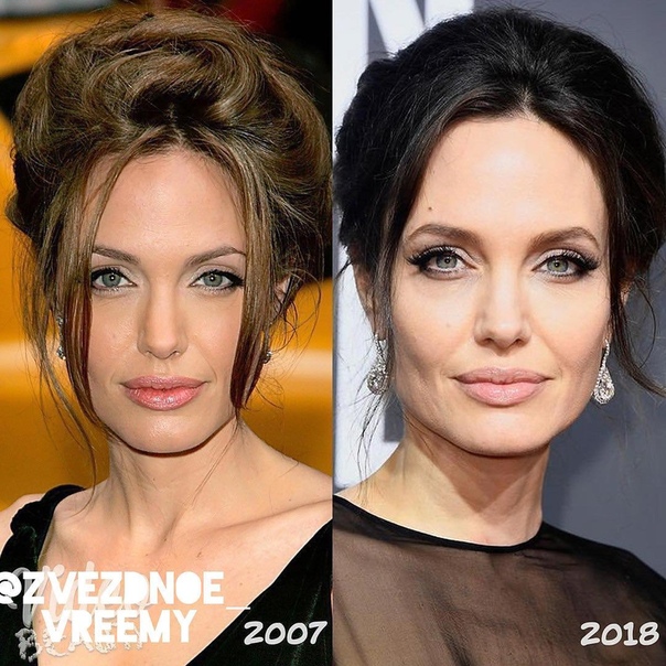 Анджелина Джоли раньше и сейчас! 